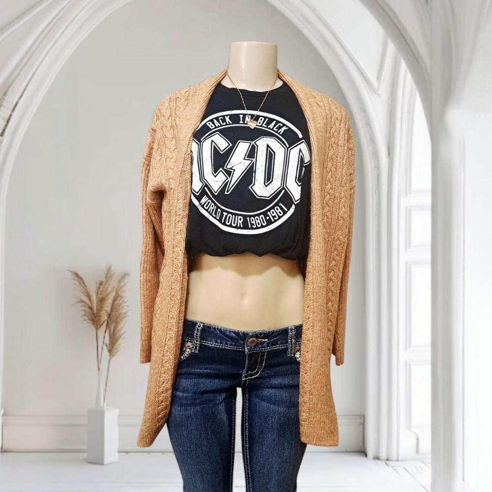 AC/DC Classic Black Medium Cotton Tee